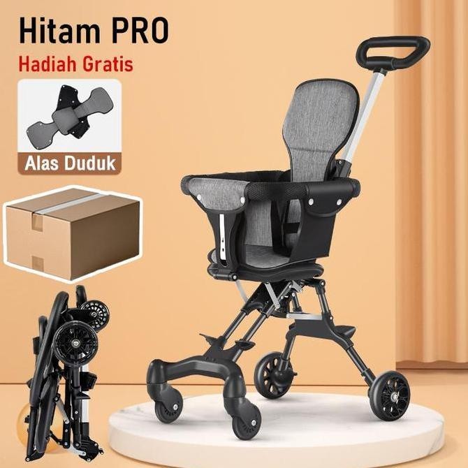 [Kardus Pengemasan]Stroller Cabin Size Travelling 2way Lipat / Kereta Dorong Bayi 2 Arah Murah Kuali