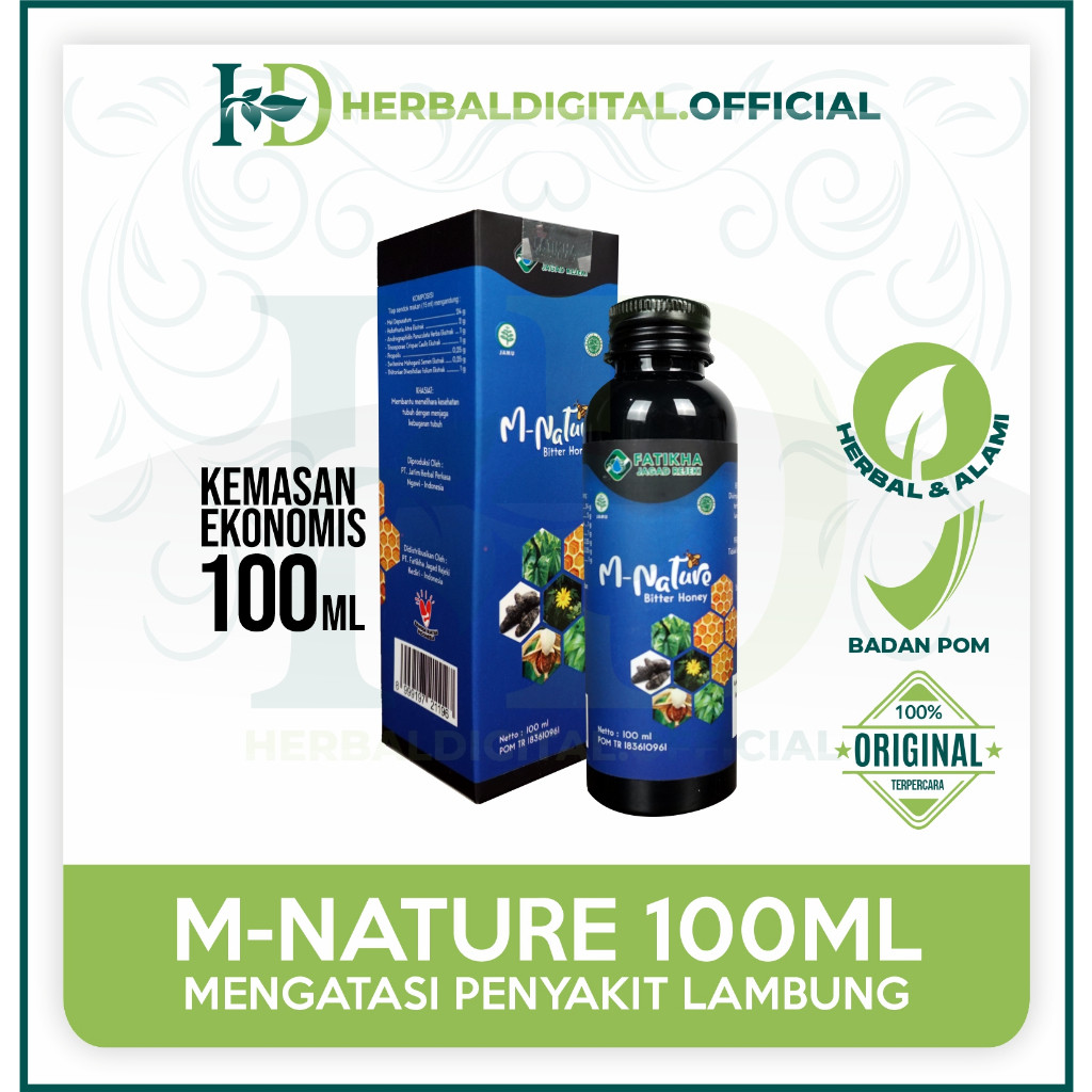 

New M-NATURE 100ml MADU MURNI ASLI PAHIT KESEHATAN LAMBUNG KOLESTROL REMATIK BPOM HALAL M NATURE MNATURE Best Seller
