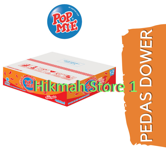 

Pop Mie Kuah Pedes Dower 1 Dus-12pcs 1pc 900gr