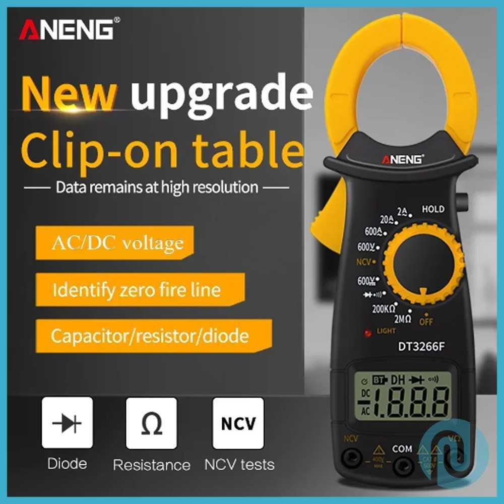 Multimeter Digital Clamp Meter Tester Otomatis