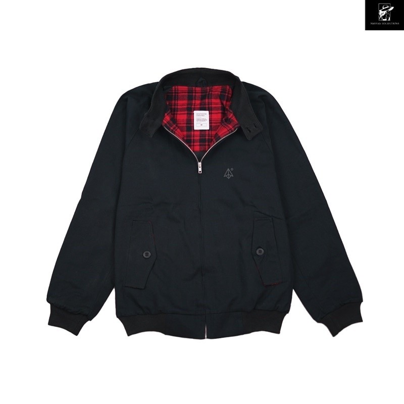 Goster Harrington Jacket - Calid Hitam