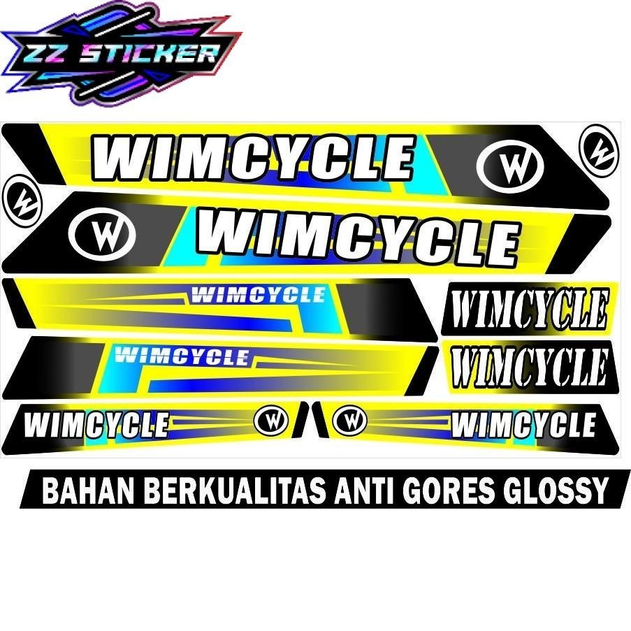 STICKER BIKE SEPEDAH ART STILE WIMCYCLE VARIASI