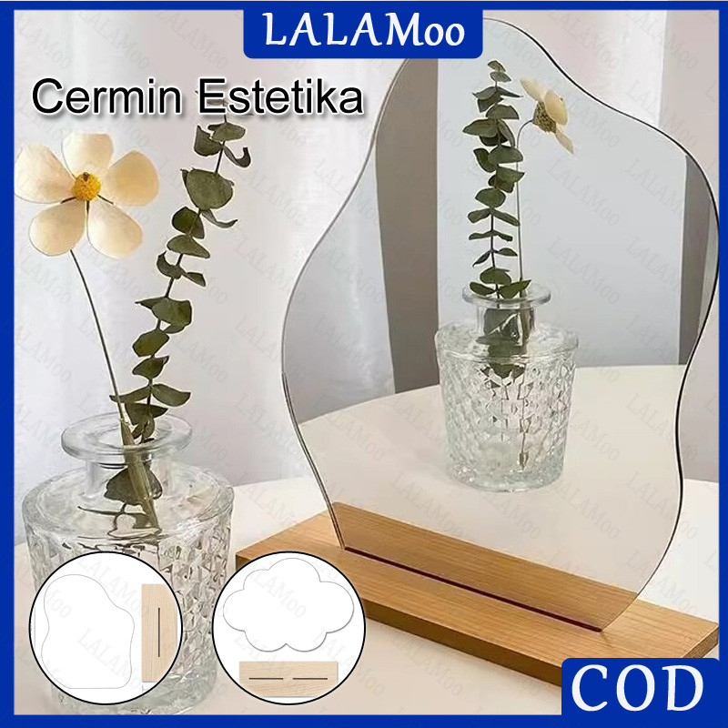 Cermin Estetika / Cermin Lipat / Cermin Rias / Cermin Rias / Cermin Meja / Kaca Meja Rias / Cermin H