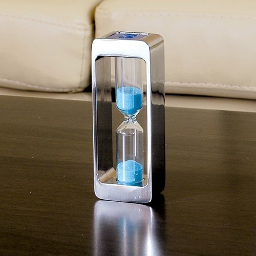 SHINWA 70304 Jam Pasir 3 Menit Hourglass for 3-minute Metallic