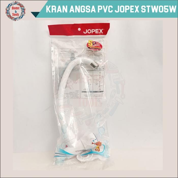 Kran Angsa Pvc Jopex STW05W / Kran Leher Angsa / Kran Wastafel Tinggi