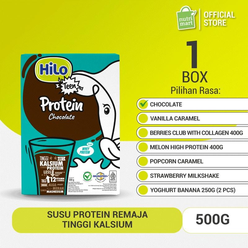 

HiLo Teen 500g (9 flavours) - Susu Tinggi Kalsium Lebih Rendah Lemak