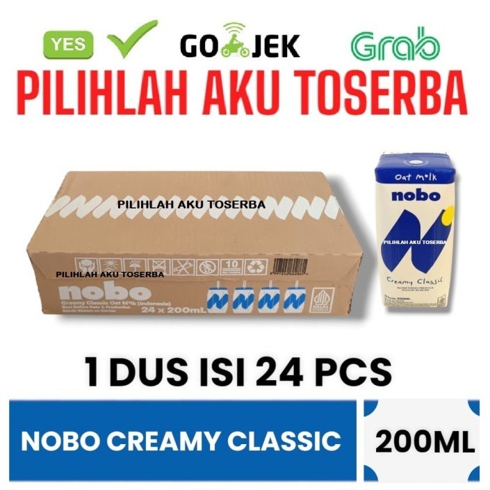 

Susu NOBO Creamy Classic Oat MIlk 200 ml - ( HARGA 1 DUS )