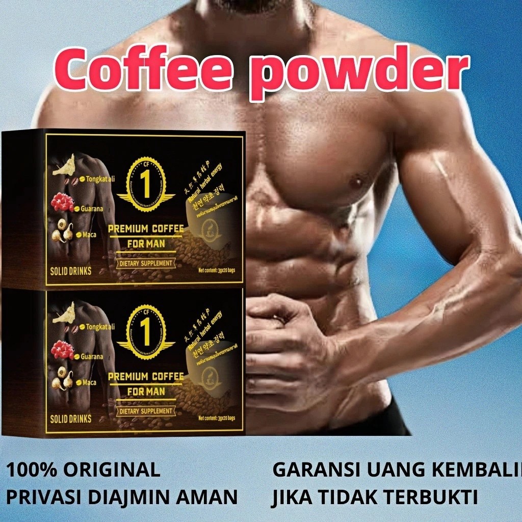 

MACA BOOST COFFEE instant coffee/herbal coffee increases endurance for men and reduces back pain