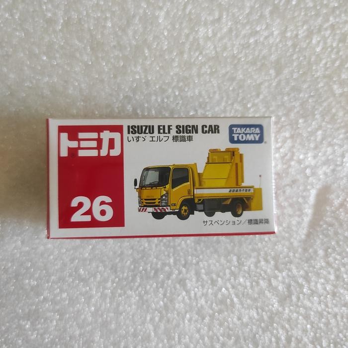 DIECAST TOMICA REGULER #46 ISUZU ELF SIGN CAR MINIATUR