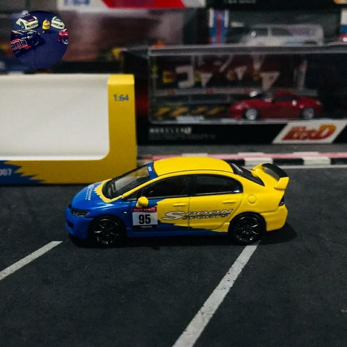 HJ99 Diecast DCT Diecast Team Honda Civic Type R FD2 Spoon Livery