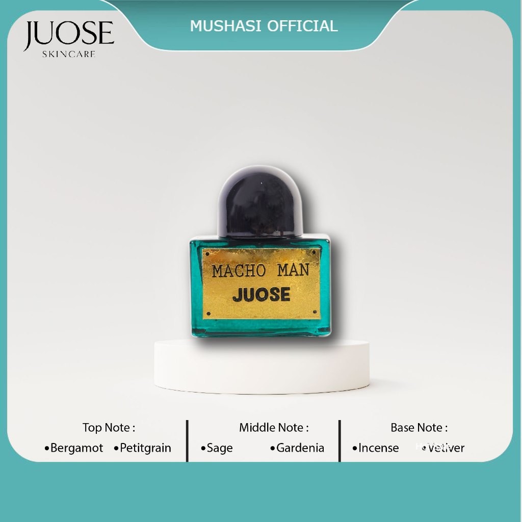 MUSHASI x Juose Skincare - Parfum Juose Machoman Limited Edition 30 Ml