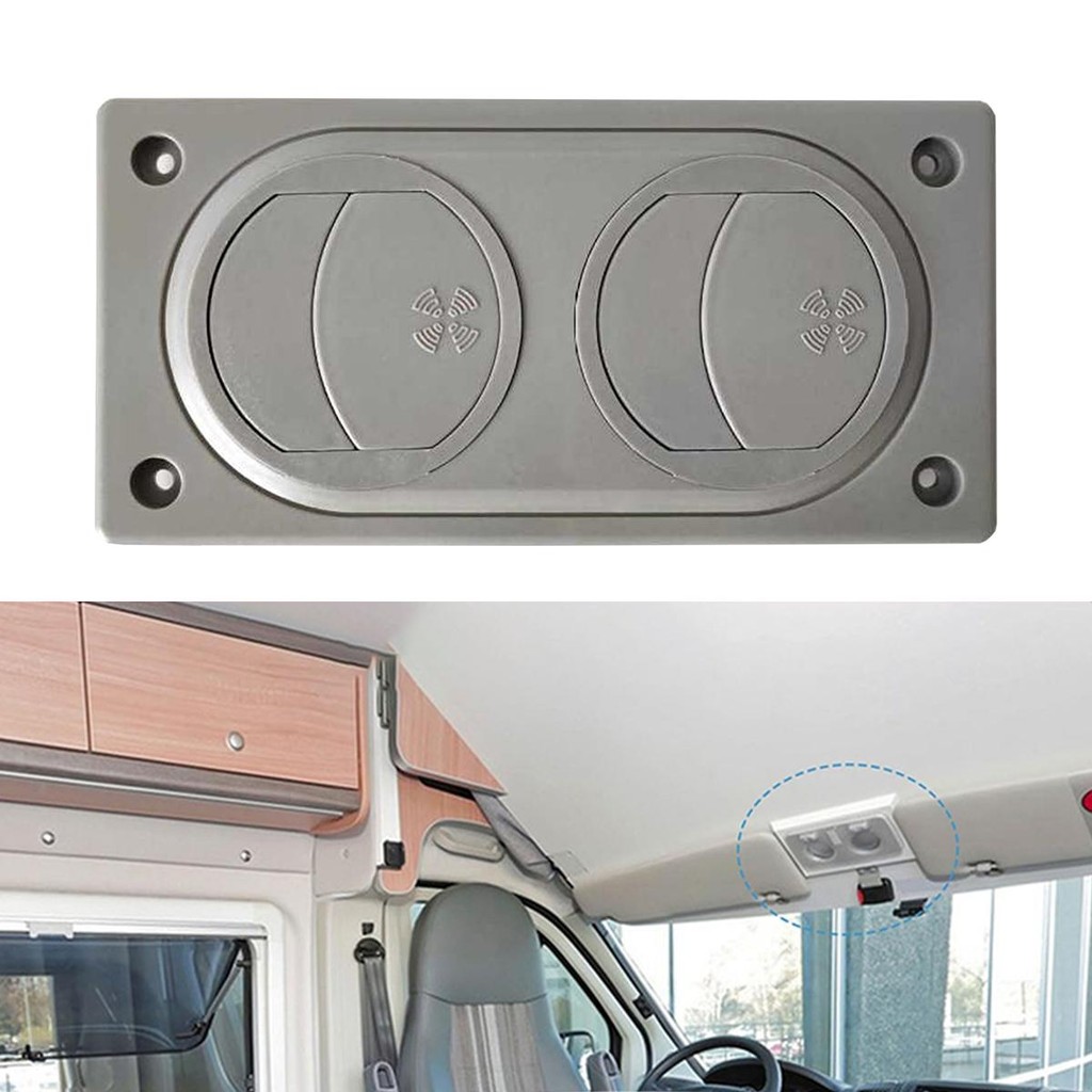 lubang angin ac mobil Air Louver Bus Universal Penutup sakelar volume udara yang dapat disesuaikan