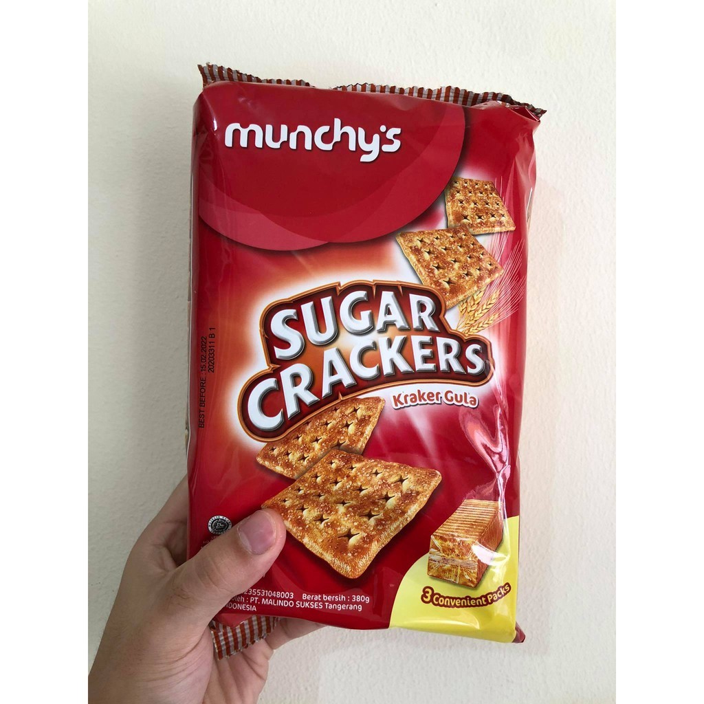

[oddsolshop] pekanbaru/Munchy's Sugar Crackers 380GR