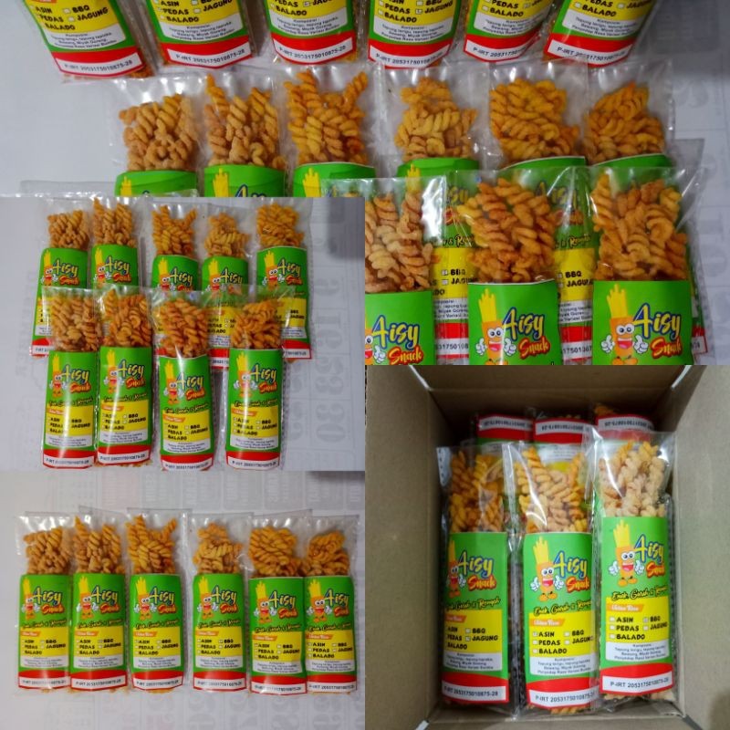 

Paket Makaroni Spiral Isi 50 Bungkus Enak Renyah Anti Keras