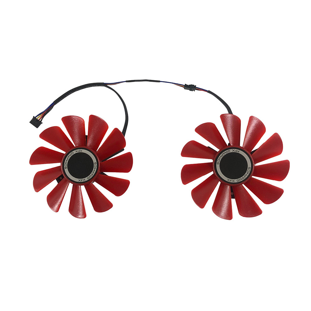 2Pcs/Set FDC10U12S9-C CF9010H12S XFX RX480 RX570 GPU VGA Cooler Fan For HIS RX 570 RX470 Video Graph