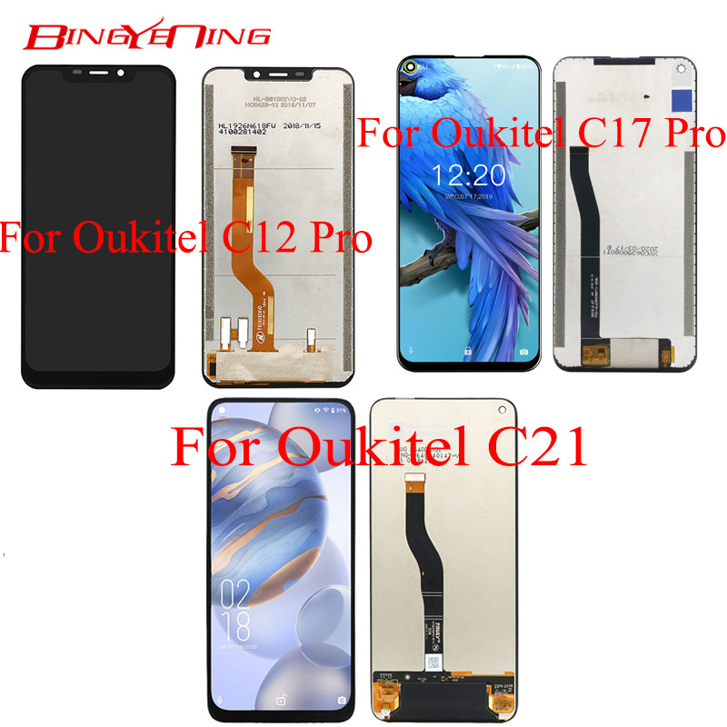 100% Original Screen Assembly Display Module Repair Replacement For Oukitel  C17 Pro C18 Pro C21 LCD