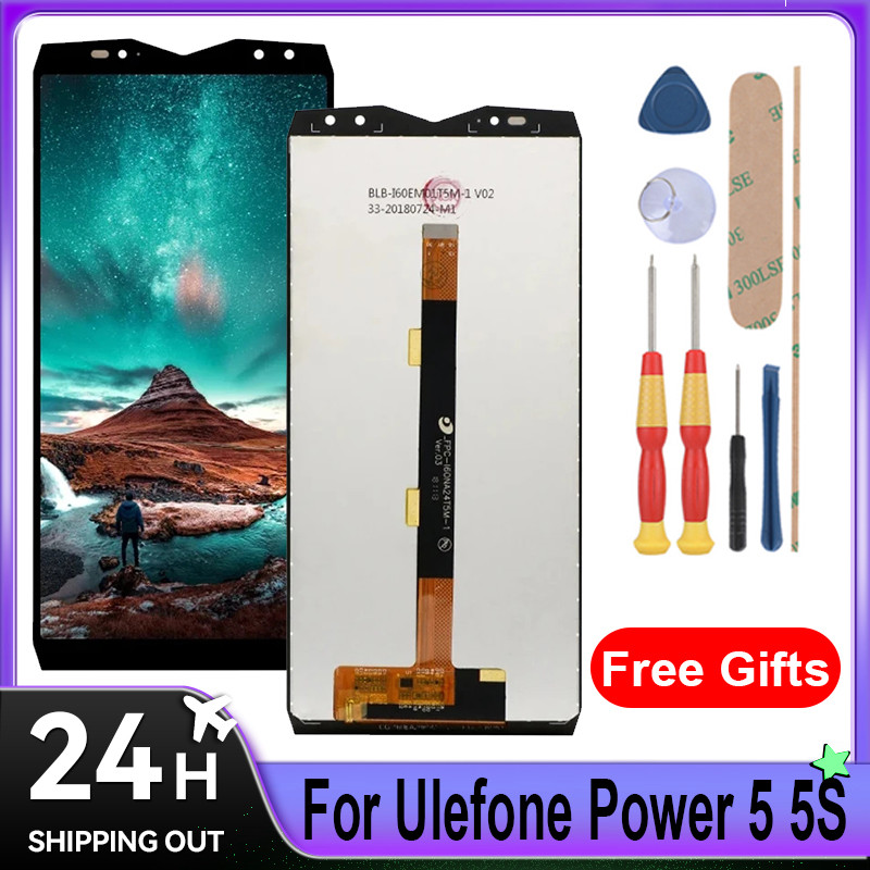 For Ulefone Power 5 Power 5S LCD Display + Touch Screen Full Assembly Mobile Phone Replacement Parts
