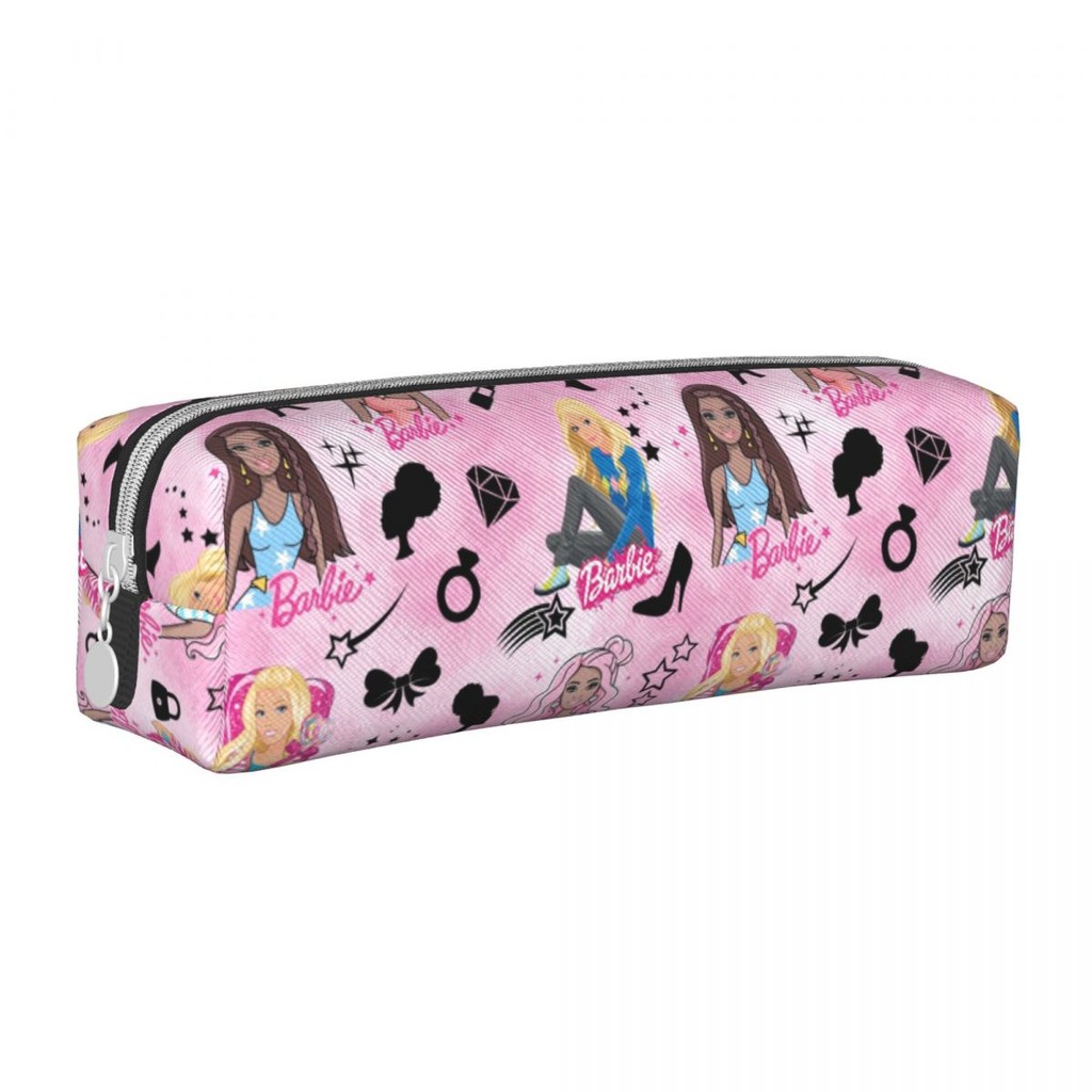 

Classic Barbie Pencil Cases Pencil Pouch Pen Holder for Student Large Storage Bag Students School Gift Stationery
