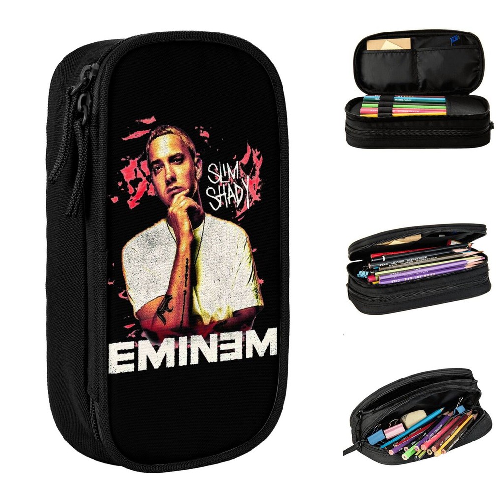 

Eminem Pencil Cases Cute Pen Bag for Student Large Storage Students School Gift Pencil Pouch