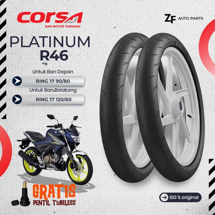 BAN CORSA R46 Ring 17 TUBELESS PLATINUM SOFT COMPOUND