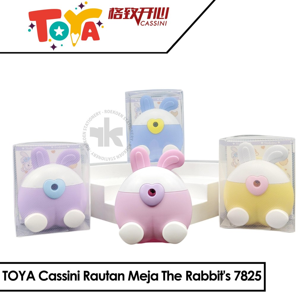 

TOYA Cassini Rautan Meja The Rabbit's 7825 Motif Lucu