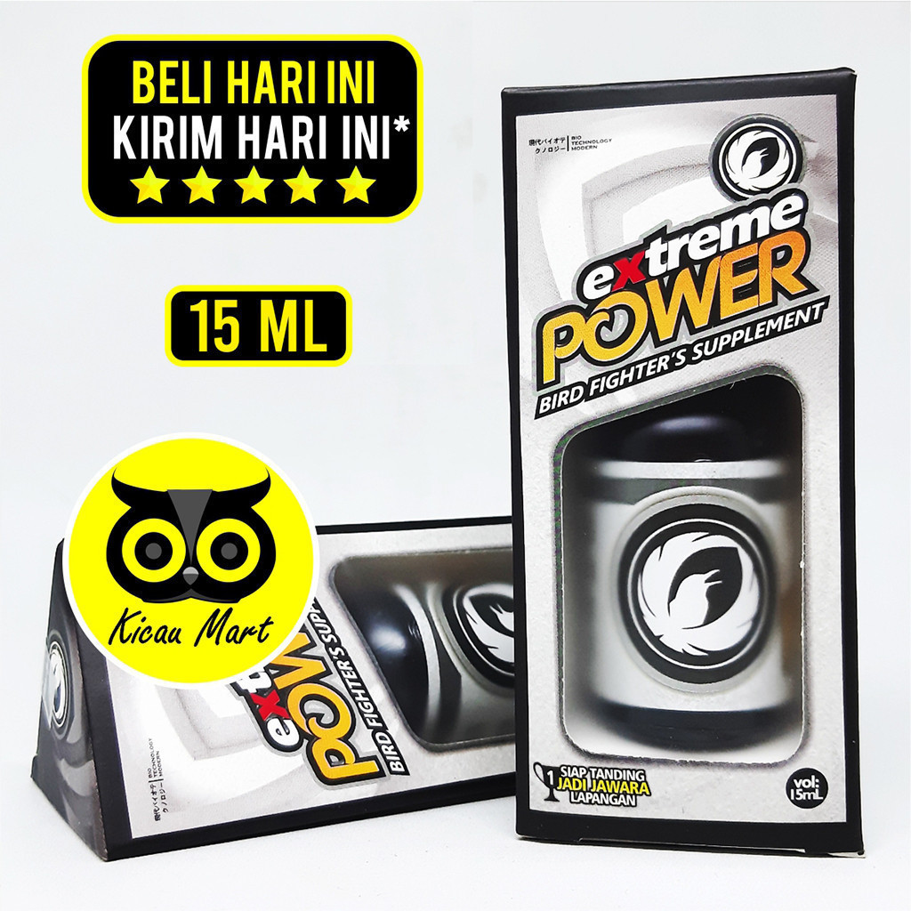 KICAU MART VITAMIN LOMBA OBAT PENGGACOR BURUNG MURAI KACER KENARI PLECI FIGHTER EXTREME POWER ORBIRD