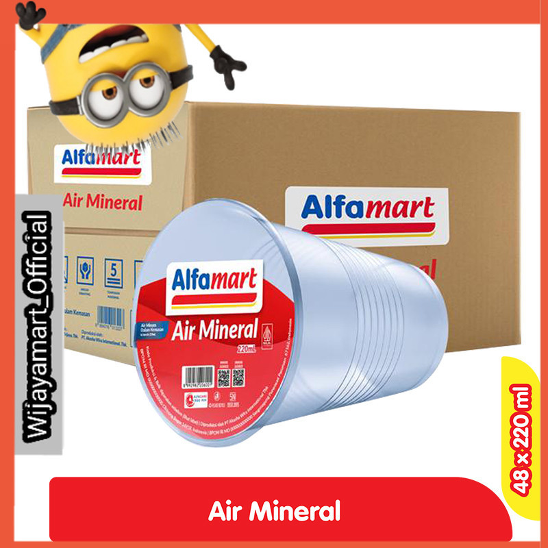 

Alfamart Air Mineral 48 x 220 ml - Karton