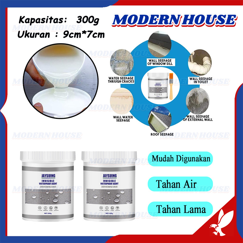Lem Transparan Cat Invisible Anti Bocor Anti Air / Lem Anti Bocor Transparan Free Kuas /Cat Perekat 