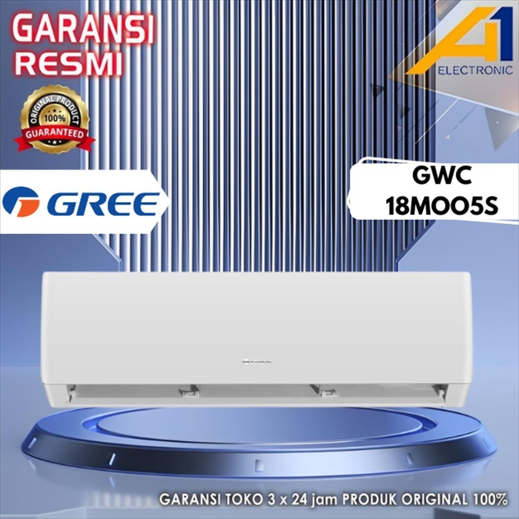 Ac GREE GWC18MOO5A / GWC 18 MOO5A, Air Conditioner 2PK Split Standard Series