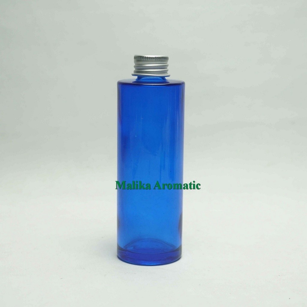 Serum 80 ml Kaca RF Biru Original Tutup Alumunium / Botol Kosmetik / Botol Serum / Serum Kaca Ulir /