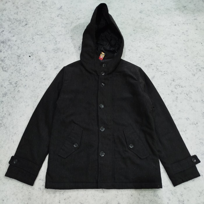 jaket vintage woll the shop TK mix pice hitam