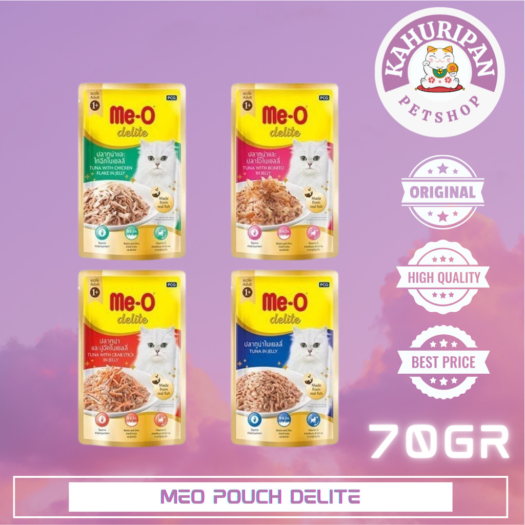 Meo Delite premium cat pouch 70gr