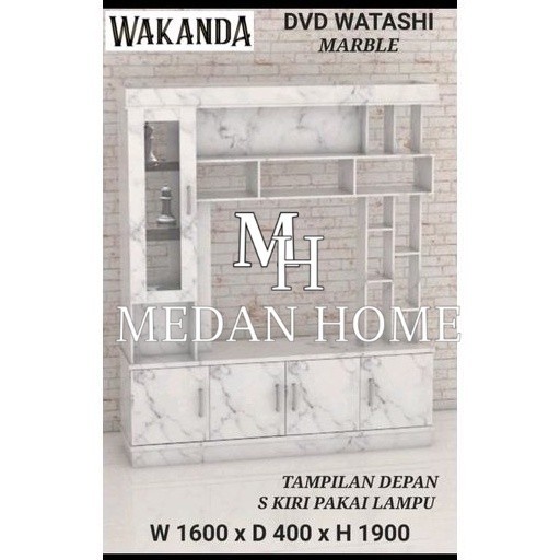 [RUMAHMEBEL88] PROMO TERMURAH Lemari Hias TV Minimalis - Lemari TV Dwi Fungsi sekat ruangan - Medan