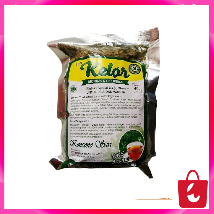 

Teh Daun Kelor Daun Kelor Kencono Sari Kemasan Curah Daun Kelor 40 gr
