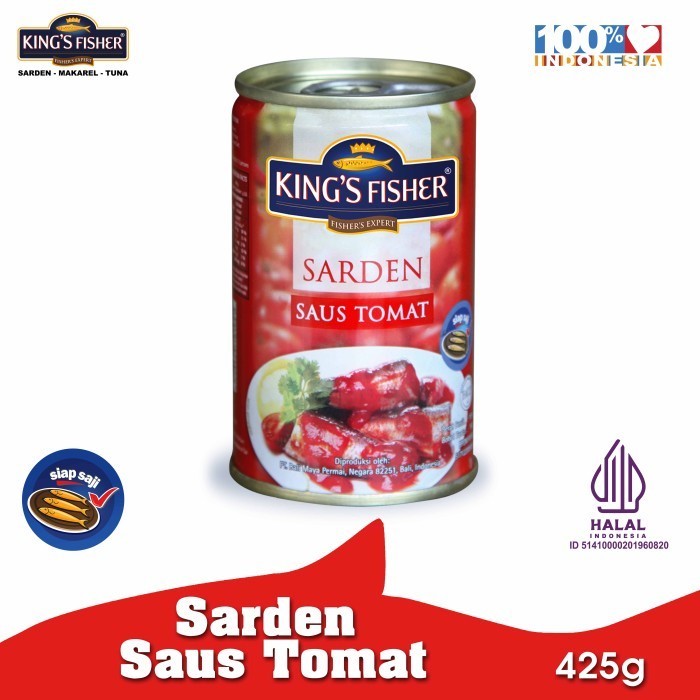 

KINGS FISHER IKAN SARDEN SAUS TOMAT 425G Harga Termurah