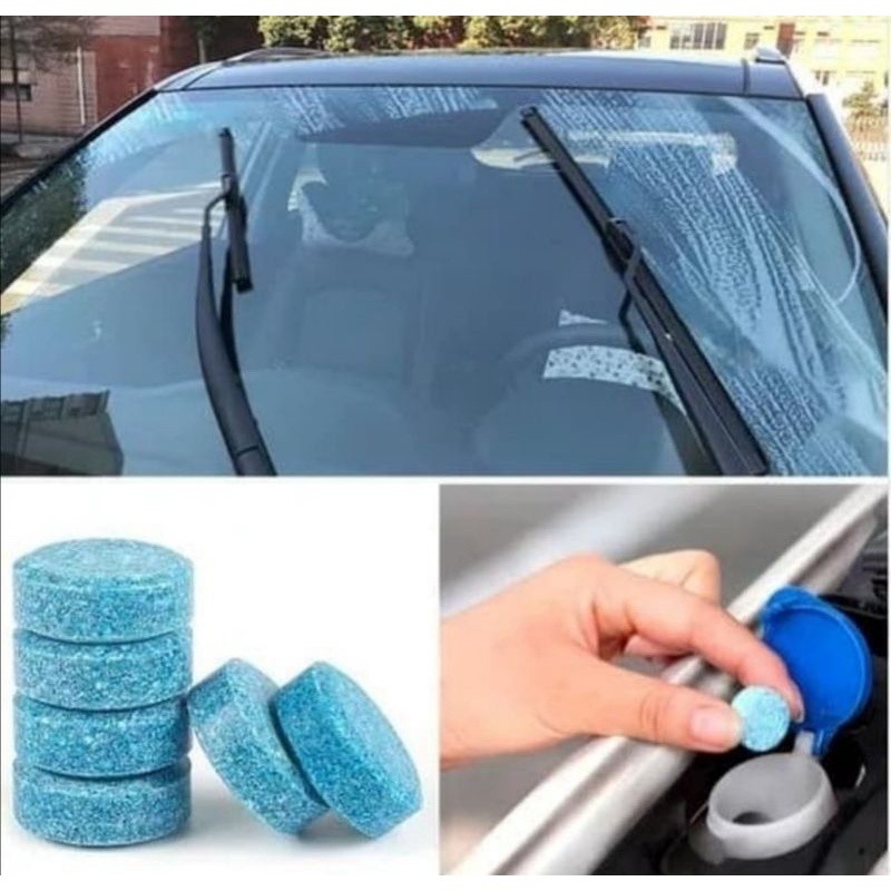 IDJ Sabun tablet pembersih wiper kaca mobil obat windscreen cleaner