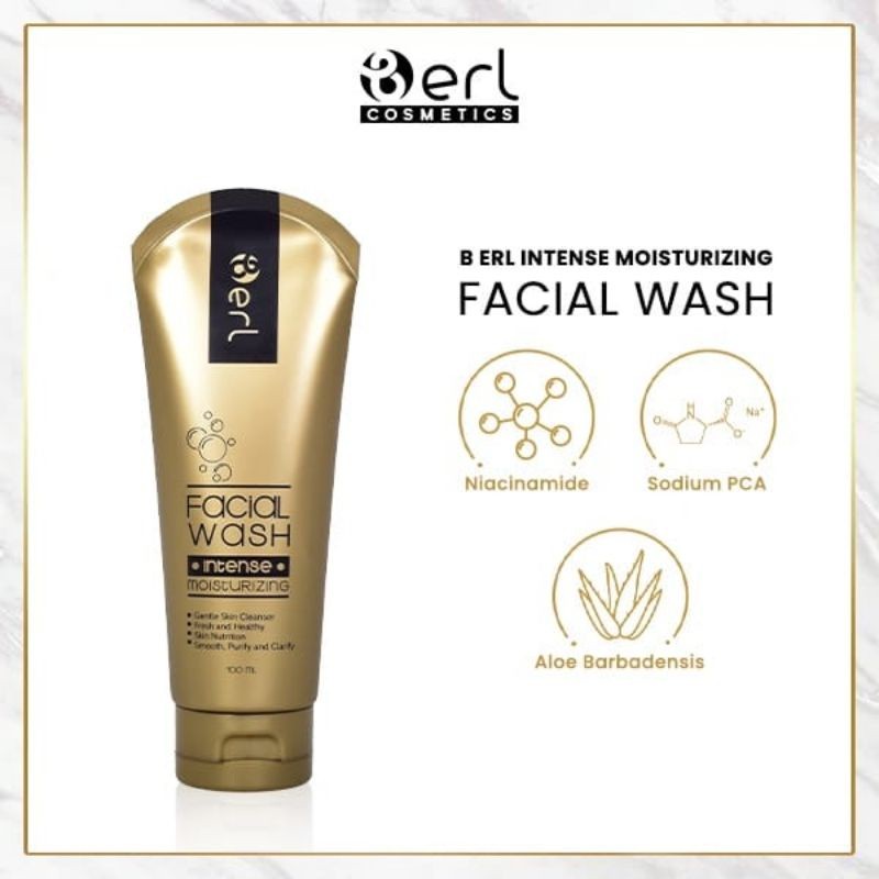 

B erl Intense Moisturizing Facial Wash / Nutricoll Minuman Serbuk Kolagen Rasa strawberry