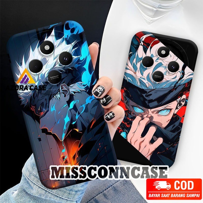 Case Silikon Redmi 14C 4G 2024 13C 12C A3 9C 9A 10C 10A Poco C40 C65 Motif Anime Gojo Aesthetic - Ca