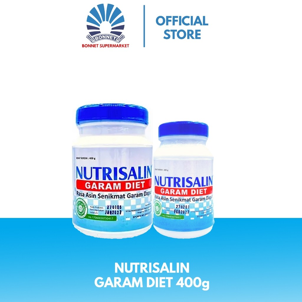 

Nutrisalin Garam Sehat untuk diet dan hipertensi 400g