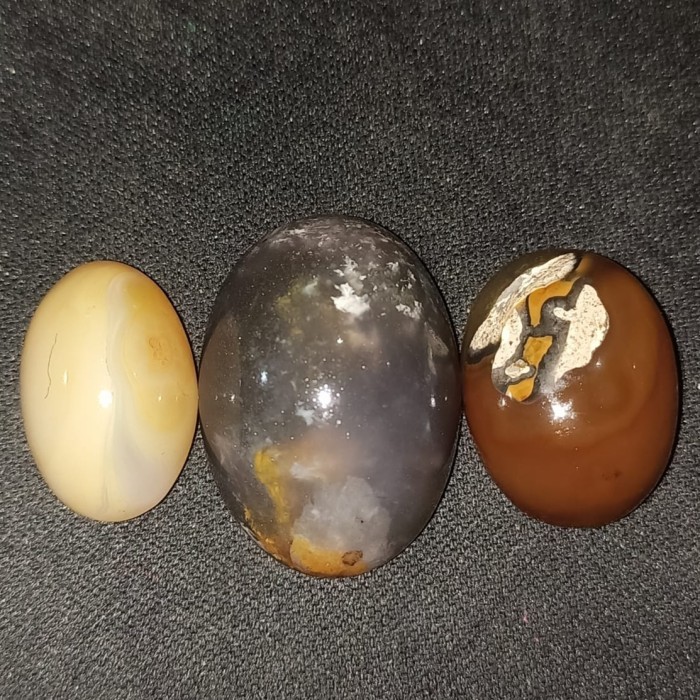 Paket Nomor 23 Natural Batu Akik Motif Gambar Unik Antik Bukan Cincin Perak Emas Bacan Pirus Kecubun