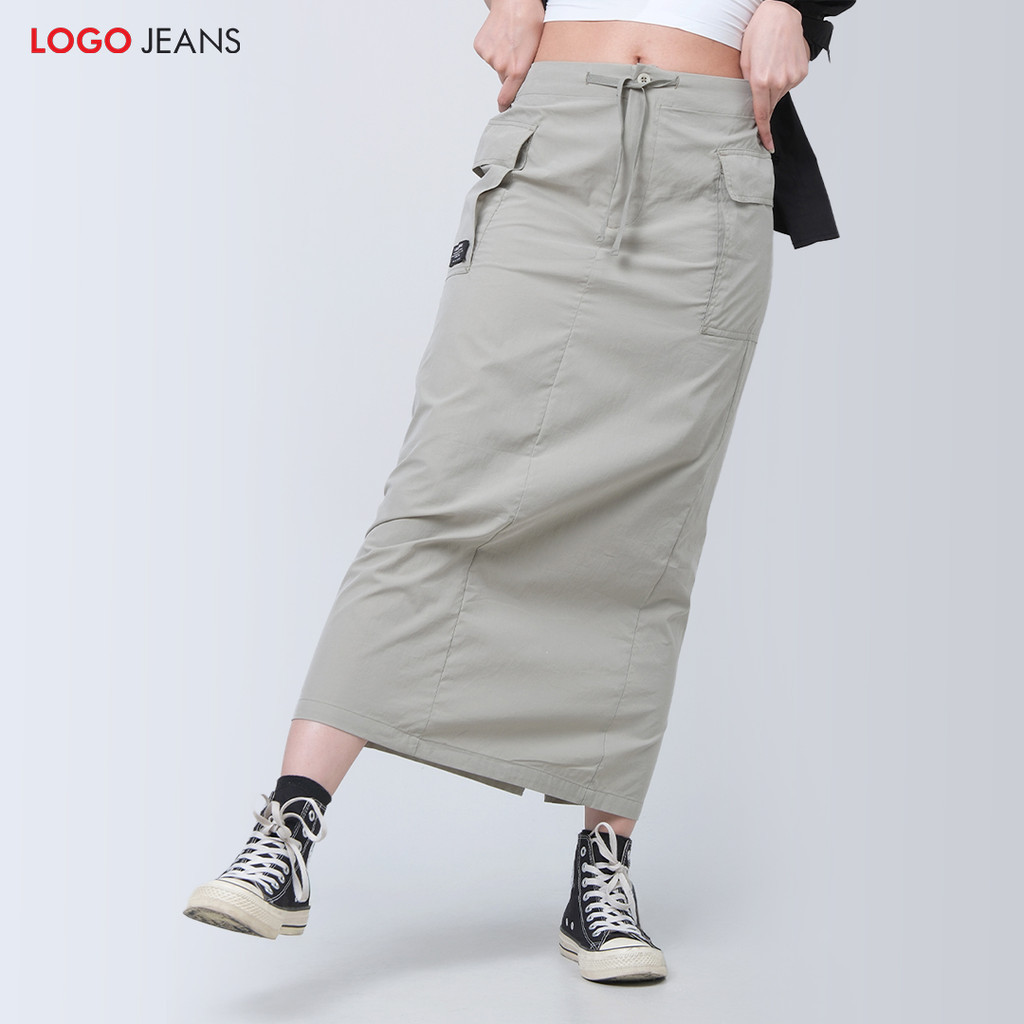 Logo Jeans - Rok Panjang Galenia 53054L5SA