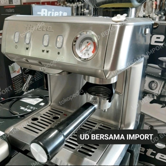 ariete coffe maker metal ss 1313 mesin kopi espresso ariete italy