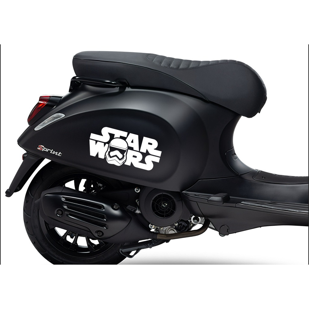 STICKER CUTTING STIKER MOTOR STRIPING CUTTING VESPA SC VSP SPRINT LX SCOOPY LOGO STARWARS