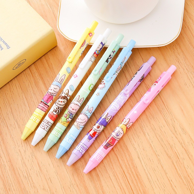 

Set 6 Pena Cetek Pulpen Gel Motif Labubu OSM-ST0083