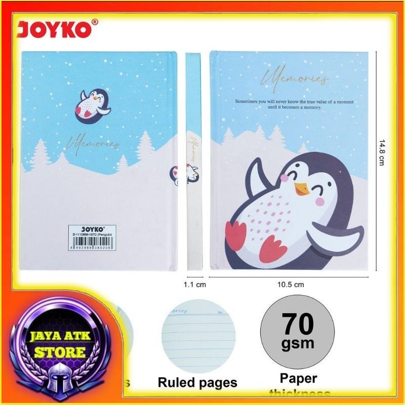 

Notebook A6 Animal D-1115 mm Diary Buku Catatan Bergaris 54 Hal