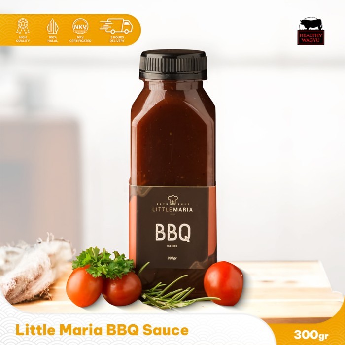

Little Maria Smokey BBQ Sauce 300 gram - (Dipping, Marinade, Topping)