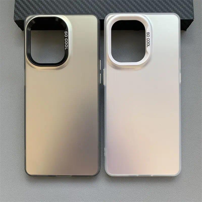 For Oppo Reno9 Oppo Reno9 Pro OPPO Reno 9  pro reno 9 Phone Case Frosted Anti-Slippery Metal Film Si