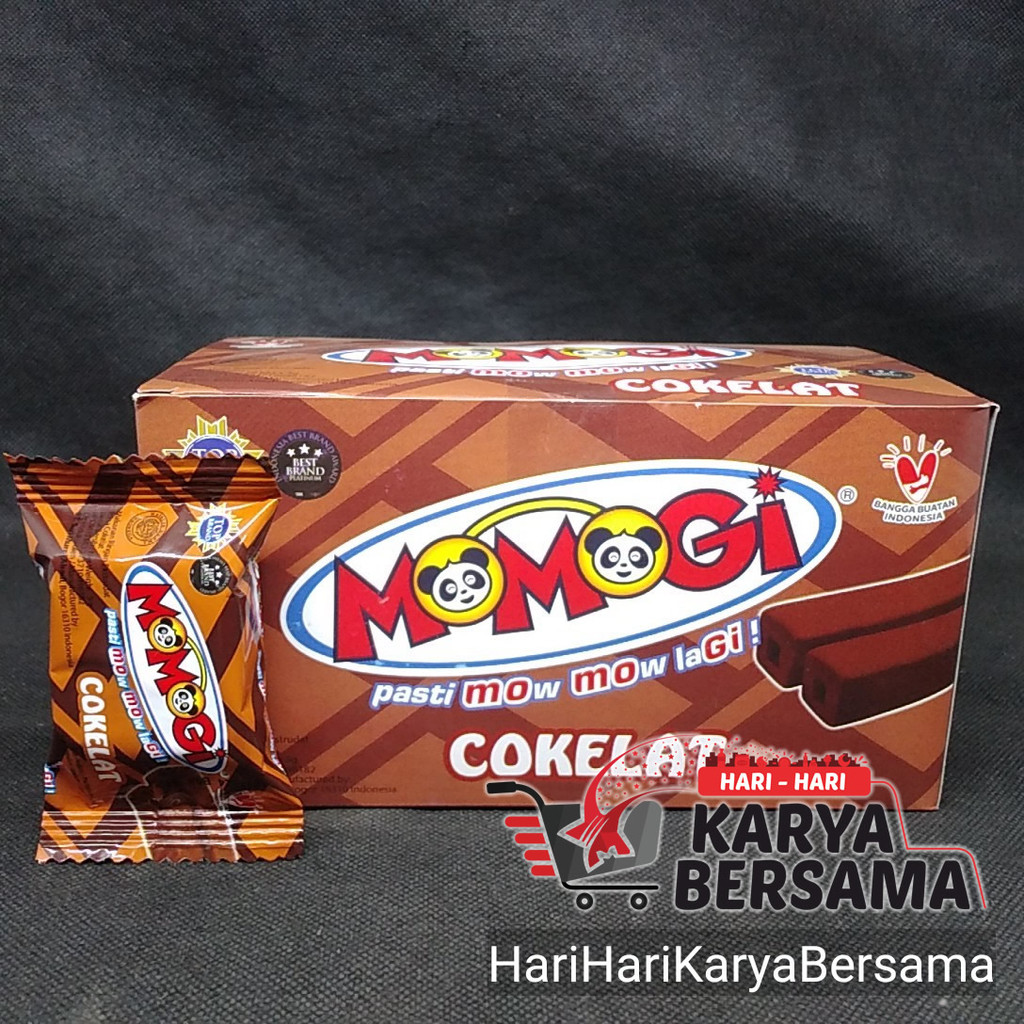 

MAKANAN RINGAN MOMOGI COKELAT BOX ISI 20'S X 5GR