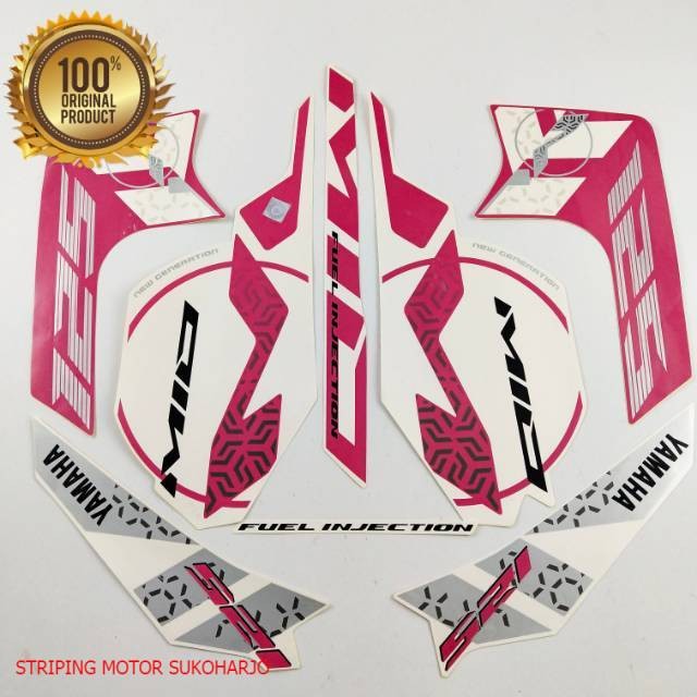 (ORI) Striping Yamaha Mio m3 125 2015 pink kualitas original