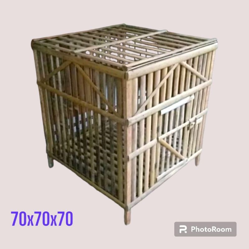 KANDANG AYAM BONGKAR PASANG SANGKAR AYAM BAMBU RAKIT